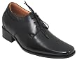 CALDEN - K5655 - 3.2 Inches Taller - Height Increasing Elevator Shoes (Black Dress Shoes)