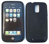 Samsung Hercules T989 Deluxe Silicone Skin, Black Jelly Silicon Case, Cover ....