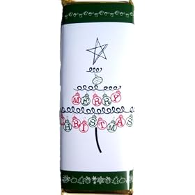 Holiday Chocolate Candy Bars- Merry Christmas (5 Bars)