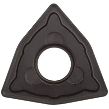 Sandvik Coromant T-Max P Carbide Turning Insert, WNMG, Trigon, KM Chipbreaker, GC3205 Grade, Multi-Layer Coating, WNMG 432-KM, 1/2" iC, 0.0315" Corner Radius (Pack of 10)