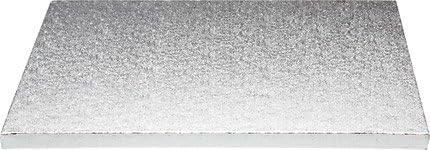 Square Cake Board - Silver - 10"
