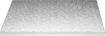 Square Cake Board - Silver - 10"