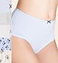 5 Pack Cotton Rich Vintage Style Floral Midi Knickers