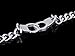 Men's Stainless Steel Handcuff Connect Cuban Curb Link Chain Bracelet--Silver