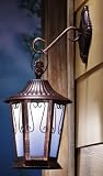 Antique-Look Solar Hanging Door Lantern By Collections Etc