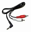 Sirius Satellite 6' Auxilliary Input Cable Stereo Mini-Jack to 2 Male RCA