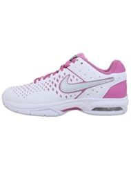Shoes: NIKE Womens Air Cage Advantage Tennis Shoes - Size: 8.5, White/purple - NIKE