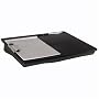 Lap Desk - Jumbo Sized With Clip - Black (Black/Black) (18.75"H x 14.5"W x 3"D)