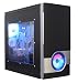 PC Hardware : Tricod 8068 ATX PC Computer Case with LED Fan, Clear Side Window and 450 watts Power Supply