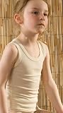 Review   / Wool-Silk Blend Sleeveless Underwear Shirt, Natural White, size 92