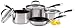 Circulon Steel Elite Stainless Steel Cookware Saucepan Set, 4 Piece