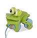 Melissa & Doug First Play Frolicking Frog Wooden Pull Toy