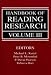 Books : Handbook of Reading Research, Volume III (Handbook of Reading Research)