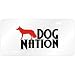 New  White German Shepherd Dog Dog Nation  License Plate Dog