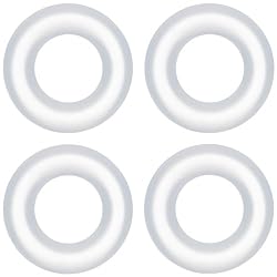 6 Gauge Clear Rubber O-Ring 4-Pack
