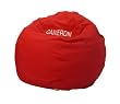 Bean Bag Chair Kid Size 20 colors Personalized Monogram Embroidered Comfy Bean, 100% 10 oz Cotton Remove-Wash Cover - Proudly handmade in Chicago, USA.