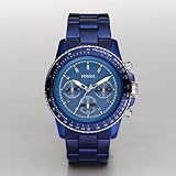 Fossil XL Stella Blue Chronograph Dial Watch