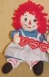 Raggedy Ann Valentine 7" Plush