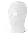 New White Balaclava One Hole Ski Mask