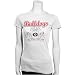 My U Georgia Bulldogs Ladies White Rhinestone Shield Premium T-shirt