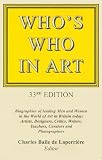 Review Hilmarton Manor Press  / Whos Who in Art: Autobiographies of Leading Men and Women in the World of Art in Britain Today (Who's Who in Art)