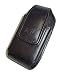 Premium Black Verical Leather Case Pouch with Belt Clip for RIM Blackberry Pearl Flip 8220 / Sony Ericsson TM506 / Motorola V950 Renegade / Pantech C520 Breeze / HTC Shadow / Samsung Highnote M630, M520 / LG ENV2 VX-9100, Venus VX-8800 Image