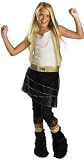 Hannah Montana Costume includes Dress, Skirt, Belt, Scarf, Leggings & Boot Covers - Medium