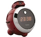 Tokaï - LRE152R - Radio Réveil Projecteur - Affichage LED - Tuner PO / FM - Multi Jog Rotatif - Rouge