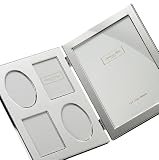 Addison Ross, Multi Photo Frame, 8x10, Silver Plate Double, 8 x 10 Inches