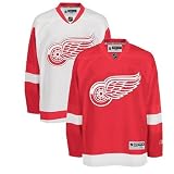 NHL Youth Detroit Red Wings White Premier Jersey - R58Hybee (White, Small/Medium)