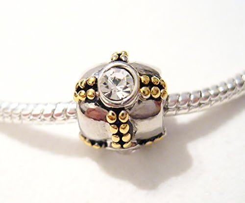 Pugster Charm Celtic Cross European Bead with Pandora Jewelry Polishing Cloth