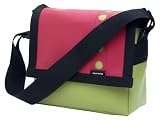 Over 1100 Diaper Bags: Raspberry and Avocado Atomic Bonanza Mini Messenger Diaper Bag