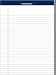 Back Pads - Mead Cambridge Stiff-Back Pad, College Ruled, 3 hole punched, 8.5 x 11 Inches, White, 70 Sheets per Pad, 12 Pads per Pack (59872)