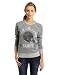 NFL Women's New Orleans Saints Heather Vintage French Terry Raglan (Grey Heather, Large)