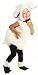 Kids White Lamb Jumpsuit Fuzzy Halloween Costume