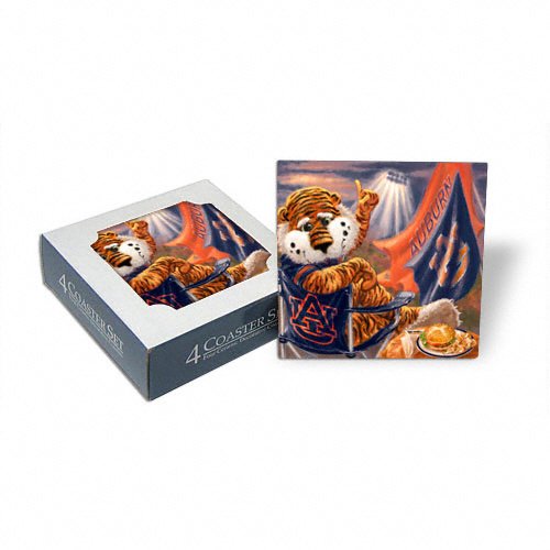 Auburn Tigers Tailgate Set of 4 Coasters