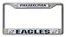 Philadelphia Eagles White Chrome Frame
