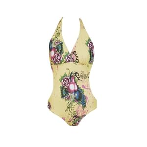 Buy NSF721 Monokini Tattoo Yellow