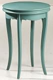 Ashley Painted Accent Table, 26Hx18W, TEAL