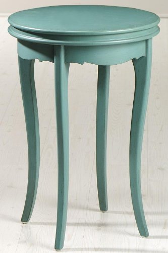 Ashley Painted Accent Table 26Hx18W TEAL