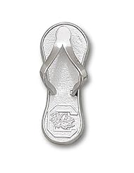 Univ. South Carolina C Gamecock Flip Flop 1" Pendant