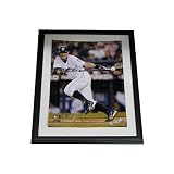 Autographed 16 x 20 Inch Ichiro Photo, Framed Bunting, MLB Authenticated