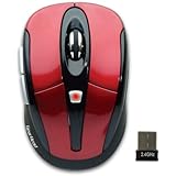 Gear Head 2.4 GHz Wireless Optical Nano Mouse - Red/Black (USB) (MP2750RED-CP10)