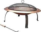 point-garden Feuerschale 74cm Garten-Grill Kupfer