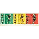 (12x36) Bob Marley (Playing Soccer) Music Poster Print