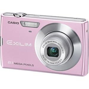 Casio Exilim EX-Z150PK 8MP Digital Camera - Pink 3-Inch LCD Screen with Wide Angle Lens
