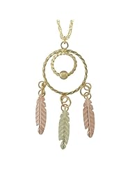 Black Hills Gold Jewelry by Coleman Native American Dream Catcher Necklace