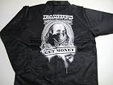 FAMOUS STARS AND STRAPS (フェイマス スターズ アンド ストラップス)/Gettin Money(Black)ゲッティング マネー ナイロンジャケット ブラック ウィンドブレーカー