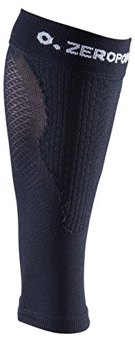 Zero Point - True Graduated Compression Performance Calf/Leg Sleeves for Men and Women- Prevents calf cramps and shin splits. Sold in pair (20-30 mmHg)