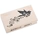 Inkadinkado Wood Mounted Rubber Stamp LL-Floral Bi [Kitchen]